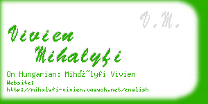 vivien mihalyfi business card